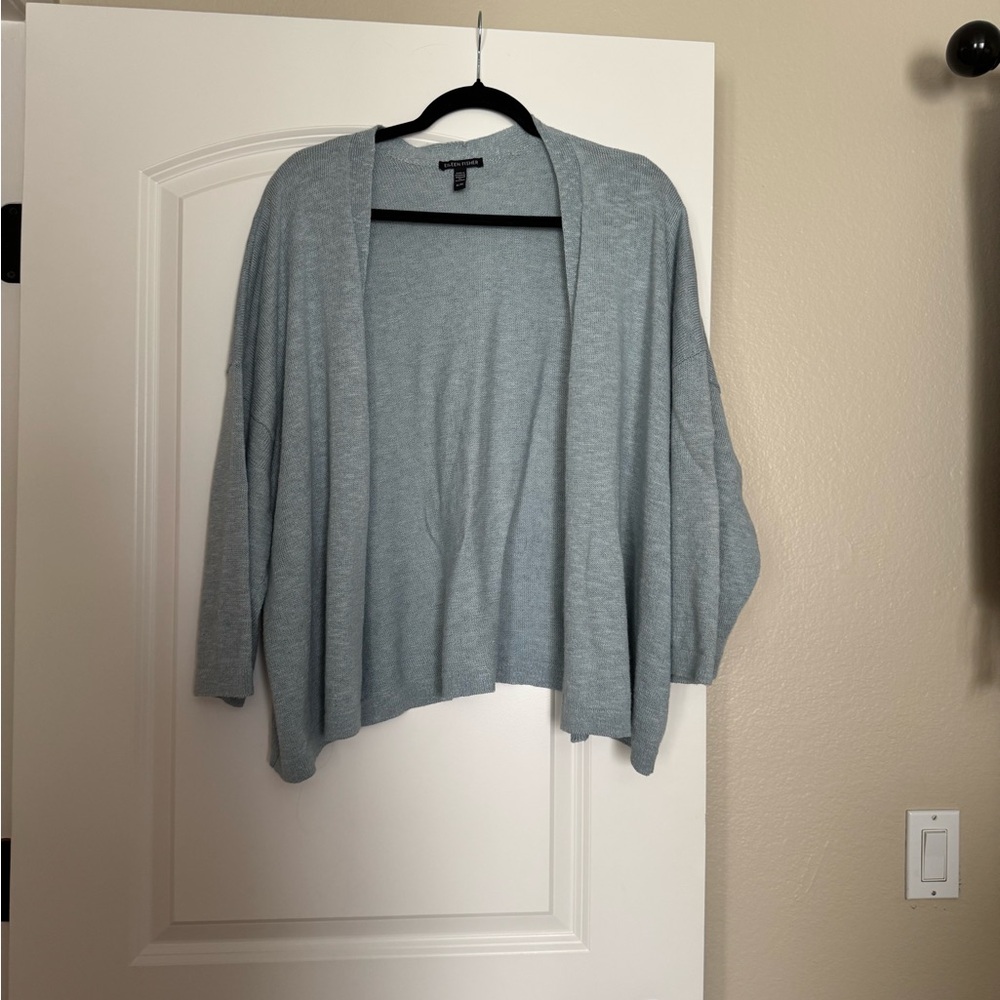 Eileen Fisher Soft Blue Cardigan